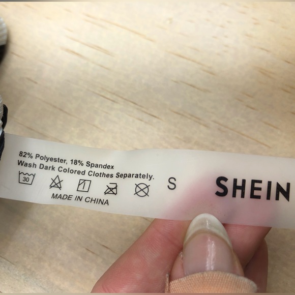 SHEIN bikini striped black and white with pads (can be removed) NEW small - Picture 9 of 9